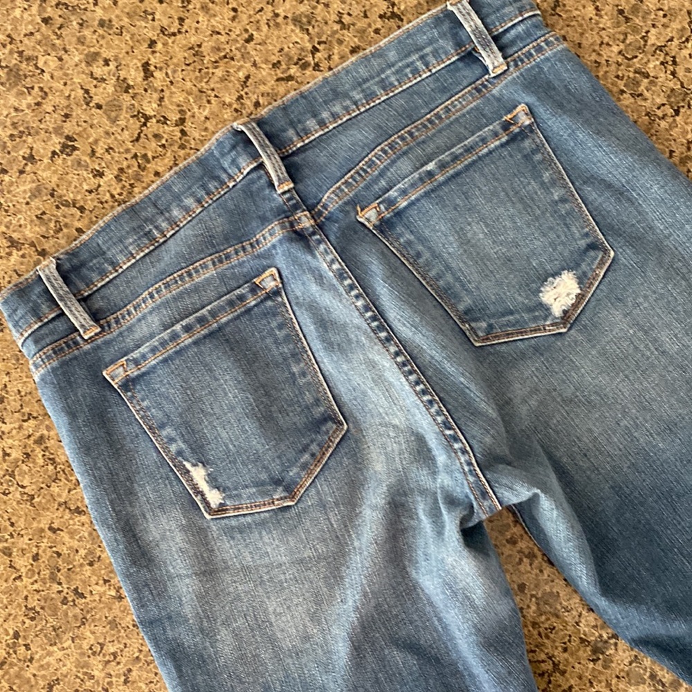 FRAME DISTRESSED MID RISE STRAIGHT - Picture 8 of 10